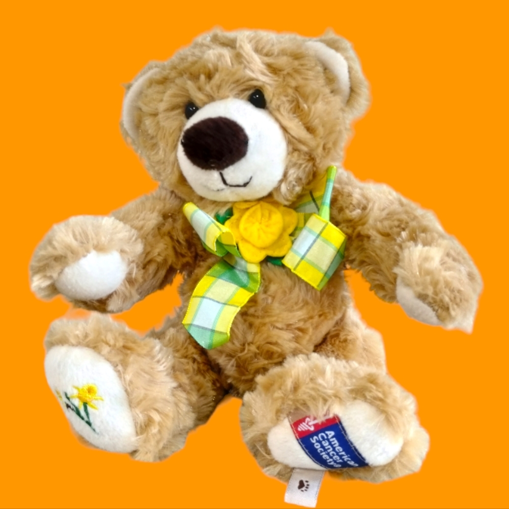÷Boyd's Bear by Enesco American Cancer Society Daffodil Days Plush Teddie 8in